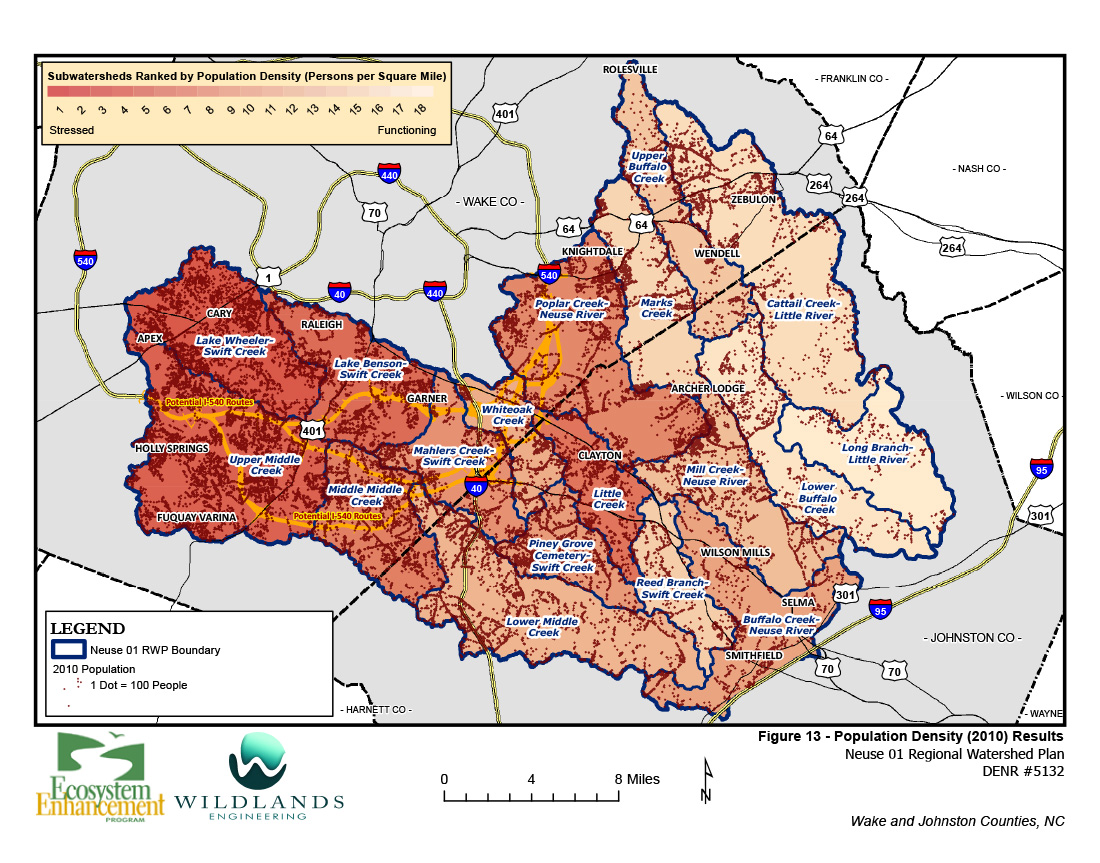 Neuse River 01 Regional Watershed Management Plan – Phase I & II